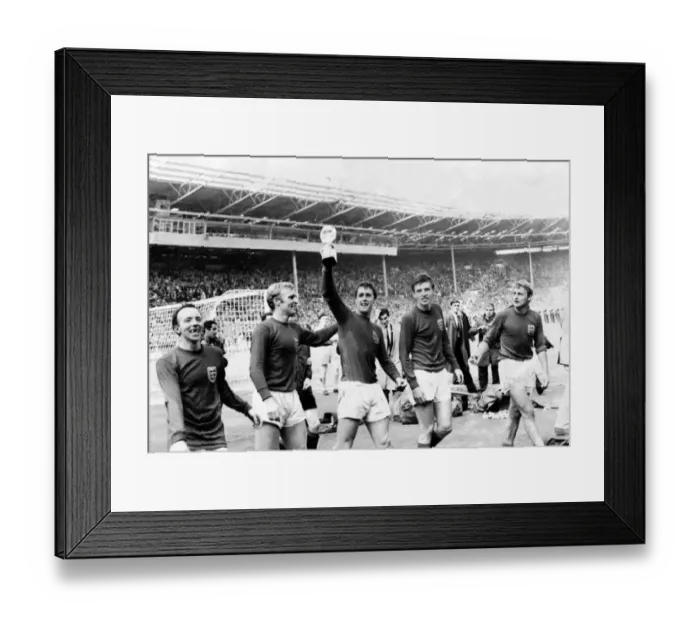 Framed Print : World Cup Final at Wembley Stadium. England 4 v West Germany 2 after extra time Framed Print : World Cup Final at Wembley Stadium. England 4 v West Germany 2 after extra time