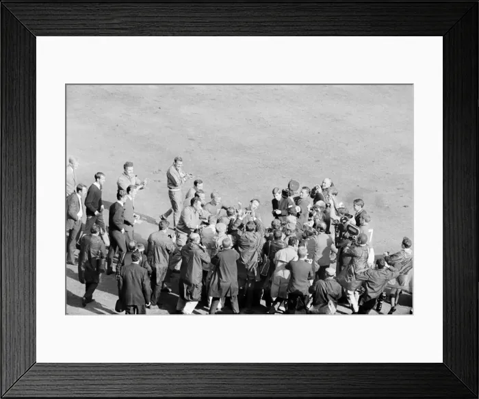 Framed Print : World Cup Final at Wembley Stadium. England 4 v West Germany 2 after extra time