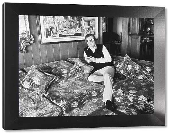 Actor Michael Caine relaxes at his home in California, USA. 15th April 1984