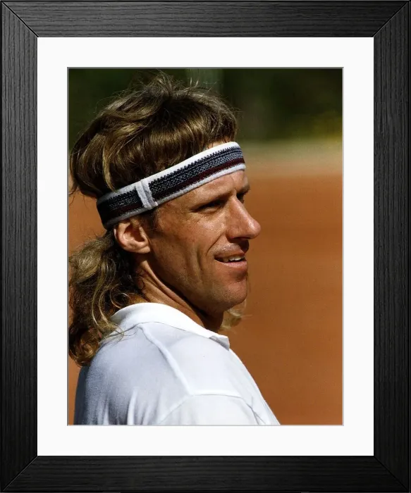 Framed Print : Bjorn Borg tennis champion Framed Print : Bjorn Borg tennis champion