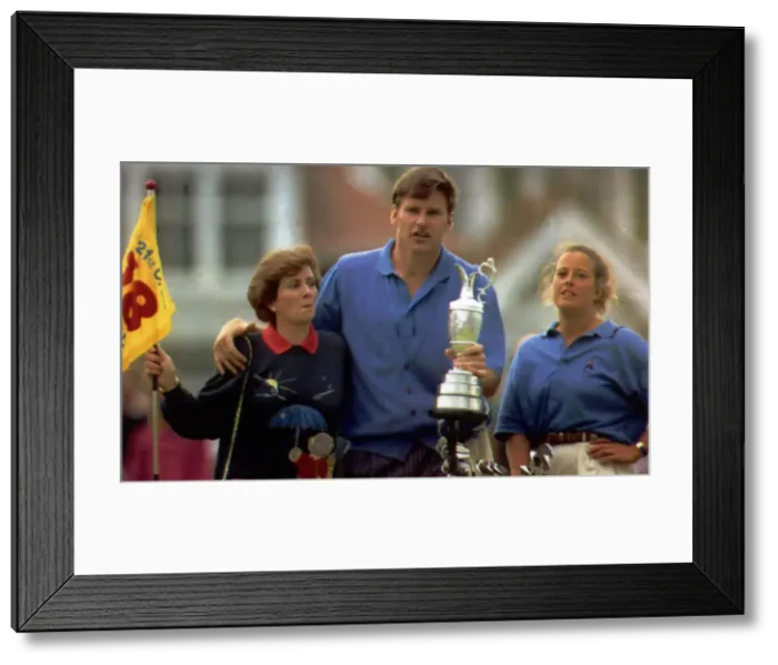 Framed Print : Nick Faldo golfer wins 1992 British Open Framed Print : Nick Faldo golfer wins 1992 British Open