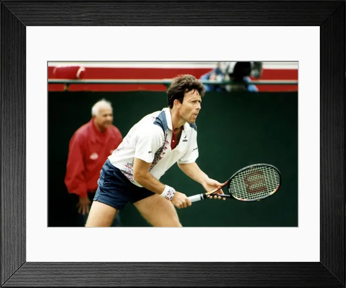 Framed Print : Jeremy Bates British Tennis player at Stella Artois Tournament