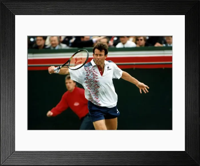 Framed Print : Jeremy Bates Tennis player at the Stella Artois Tournament at Queens