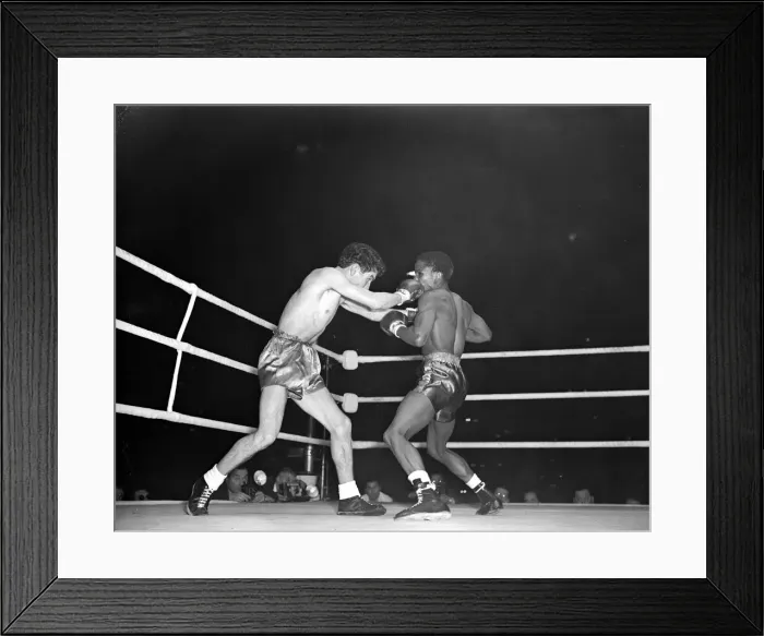 Framed Print : Dai Dower v Jake Tuli Framed Print : Dai Dower v Jake Tuli