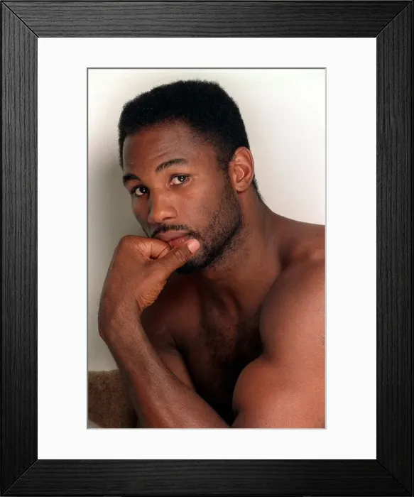 Framed Print : Lennox Lewis Boxer