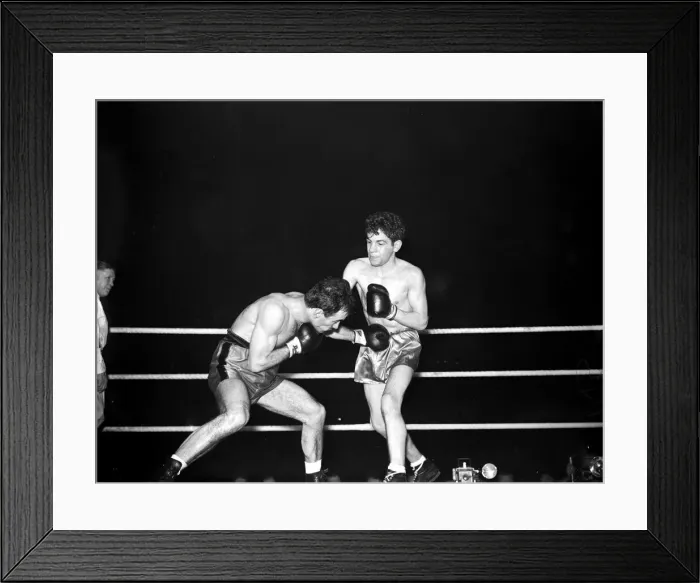 Framed Print : Dai Dower (right) v Nazzareno Gianelli Framed Print : Dai Dower (right) v Nazzareno Gianelli