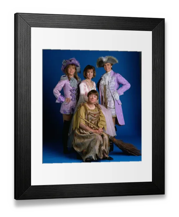 Framed Print : Actress Pauline Quirke December 1990 with Linda Robson Jill Dando