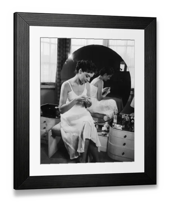 Framed Print : Actress Jacqueline Hill who played the Doctor Who companion Barbara 1953