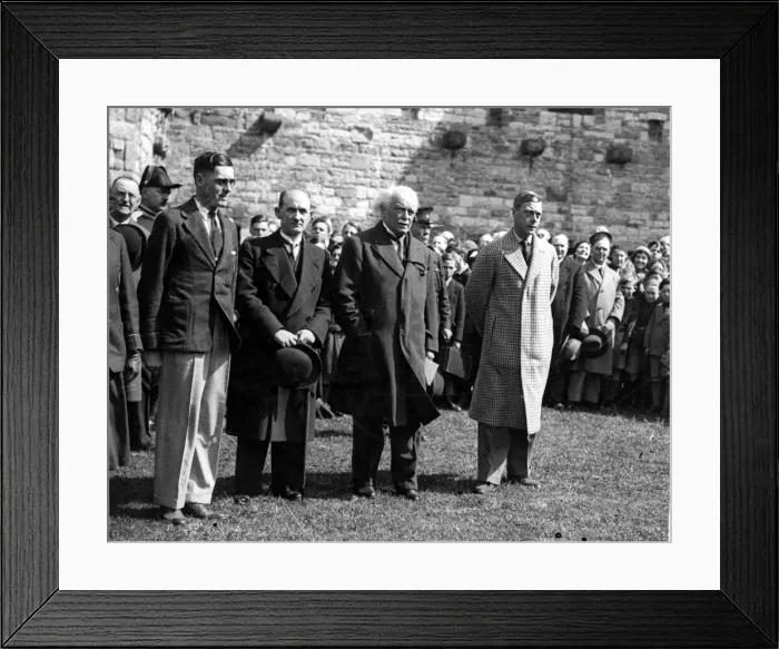 Framed Print : Royalty - Edward, Prince of Wales pictured during a visit to North Wales