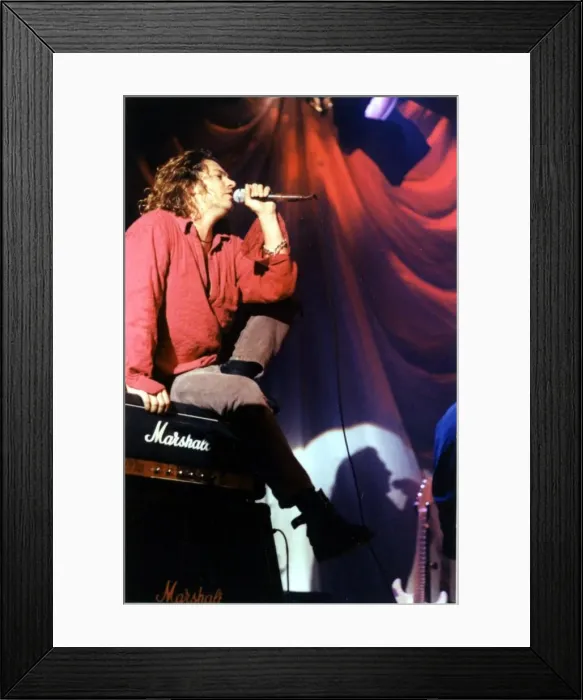 Framed Print : INXS - Aussie supergroup go back to their roots for a tour nicknamed