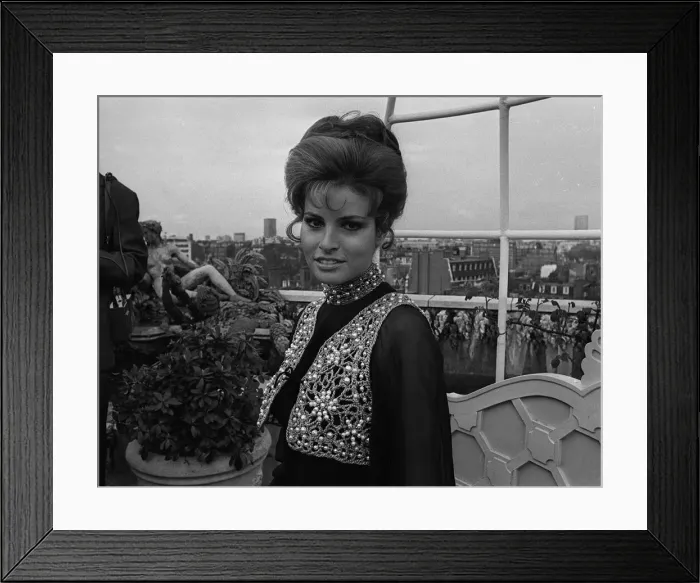 Framed Print : Actress Raquel Welch 1969 Framed Print : Actress Raquel Welch 1969