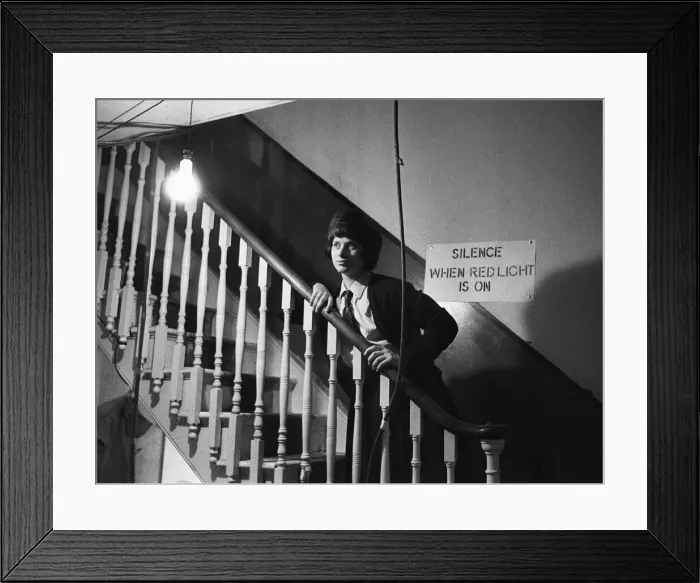 Framed Print : Actress Rita Tushingham on the set of the film A Taste of Honey 1961
