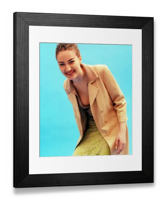 Framed Print : Actress Kelly McDonald  /  Kelly MacDonald Studio pics 1996