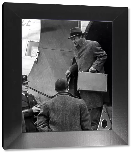 Bob Hope - American film star and comedian Bob Hope is pictured descending from an