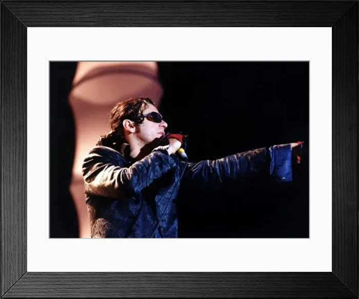 Framed Print : INXS - Australian Supergroup INXS headlining the Music In The Bay Fesival in Cardiff Framed Print : INXS - Australian Supergroup INXS headlining the Music In The Bay Fesival in Cardiff