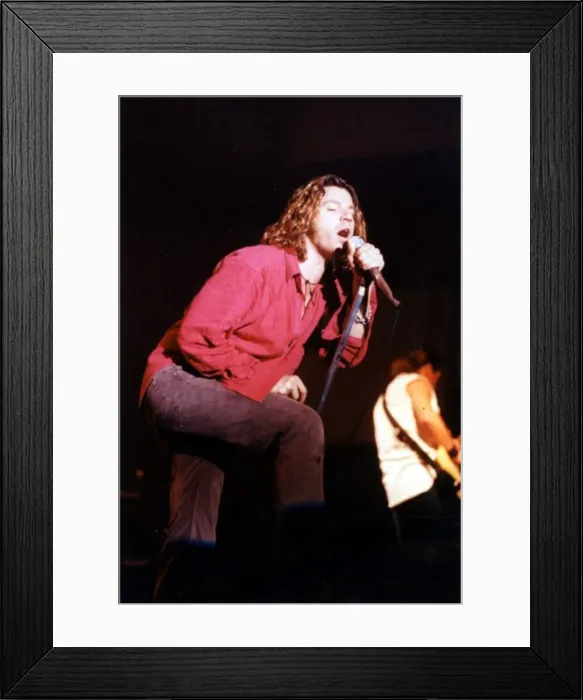 Framed Print : INXS - Aussie supergroup go back to their roots for a tour nicknamed