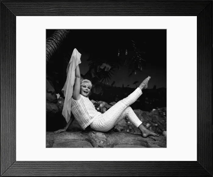 Framed Print : Film Tamahine 1963 Actress Elke Sommer June 1961