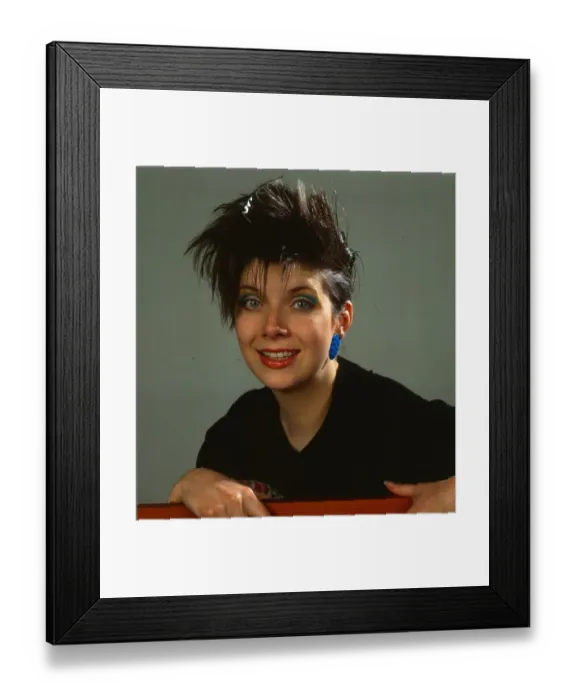 Framed Print : Louise Beattie actress June 1985 Framed Print : Louise Beattie actress June 1985