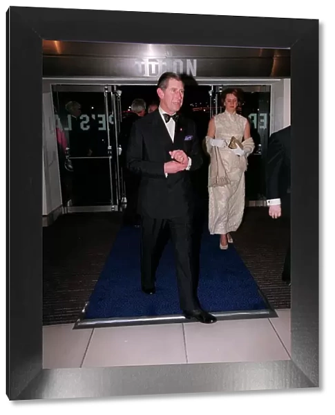 Prince Charles December 1998 Arriving at the Odeon Leicester Square in