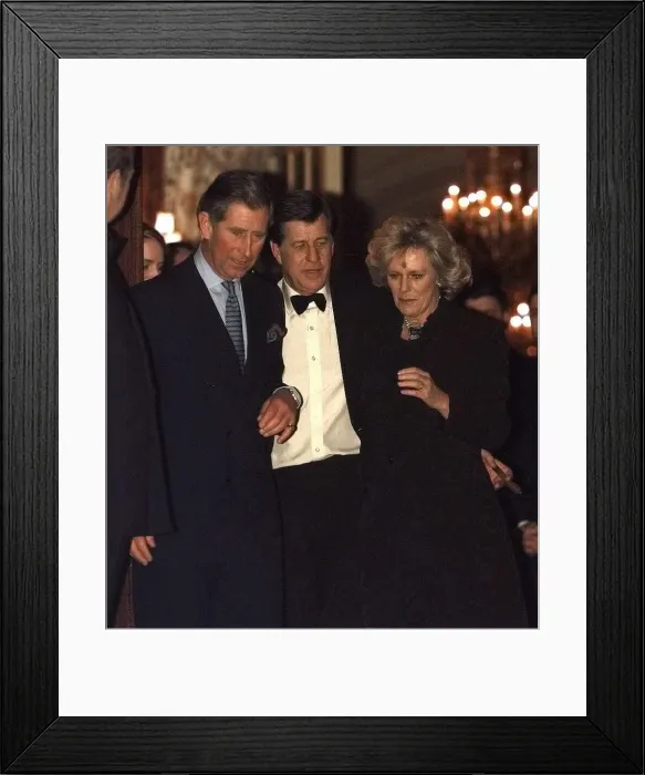 Framed Print : Prince Charles and Camila Parker Bowles January 1999 leave the Ritz Hotel in Framed Print : Prince Charles and Camila Parker Bowles January 1999 leave the Ritz Hotel in