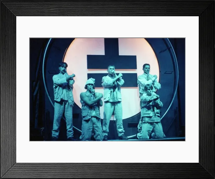 Framed Print : Take That in concert at the NEC Birmingham 14th November 1993 Framed Print : Take That in concert at the NEC Birmingham 14th November 1993