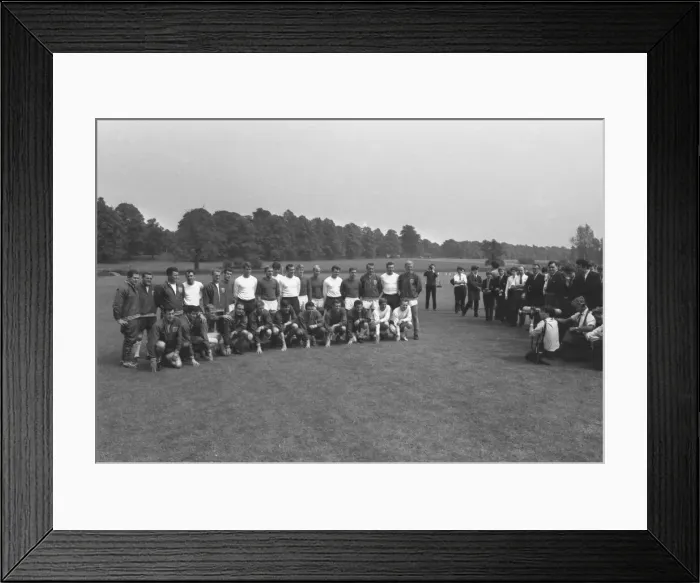 Framed Print : Englands preparations for the World Cup finals in July are hotting up