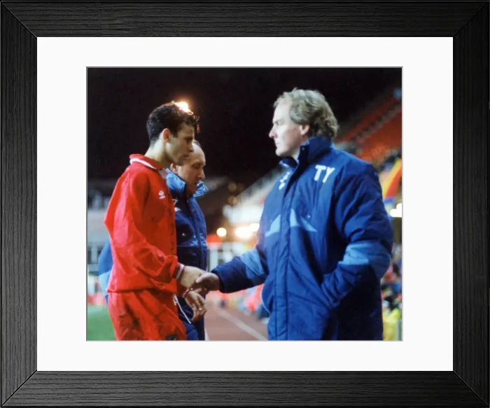 Framed Print : Wales v Belgium World Cup Qualifier at Arms Park, Cardiff 31st March 1993 Framed Print : Wales v Belgium World Cup Qualifier at Arms Park, Cardiff 31st March 1993