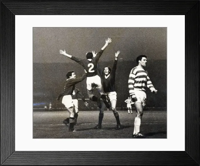 Framed Print : Rangers v Celtic FA Cup final at Hampden Park 27th April 1966 Framed Print : Rangers v Celtic FA Cup final at Hampden Park 27th April 1966