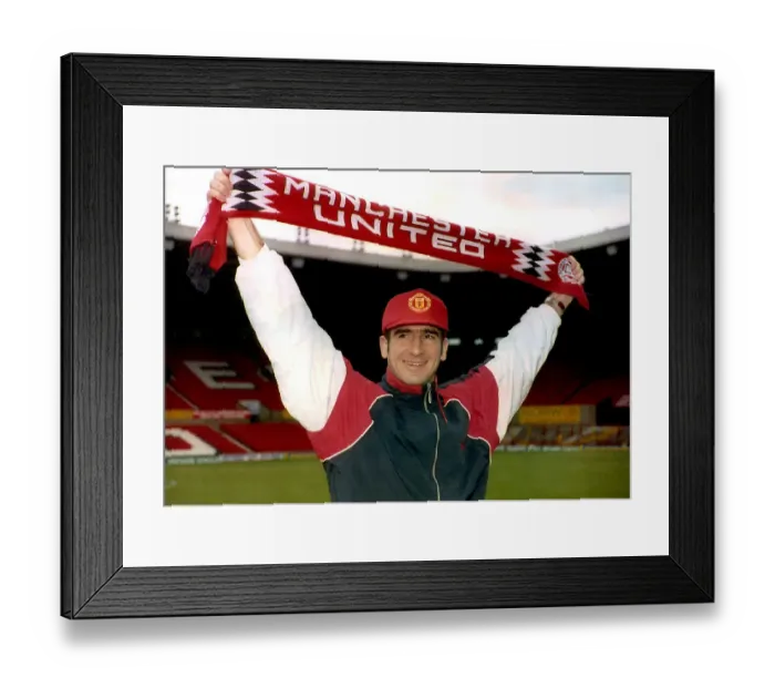 Framed Print : Eric Cantona Footballer of Manchester United STRICTLY NO COMMERCIAL USE Framed Print : Eric Cantona Footballer of Manchester United STRICTLY NO COMMERCIAL USE