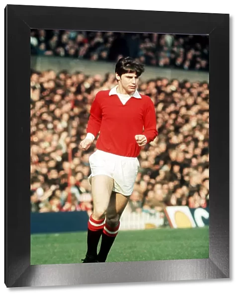 Martin Buchan 1972 Manchester United v Stoke City football azsport *** Local