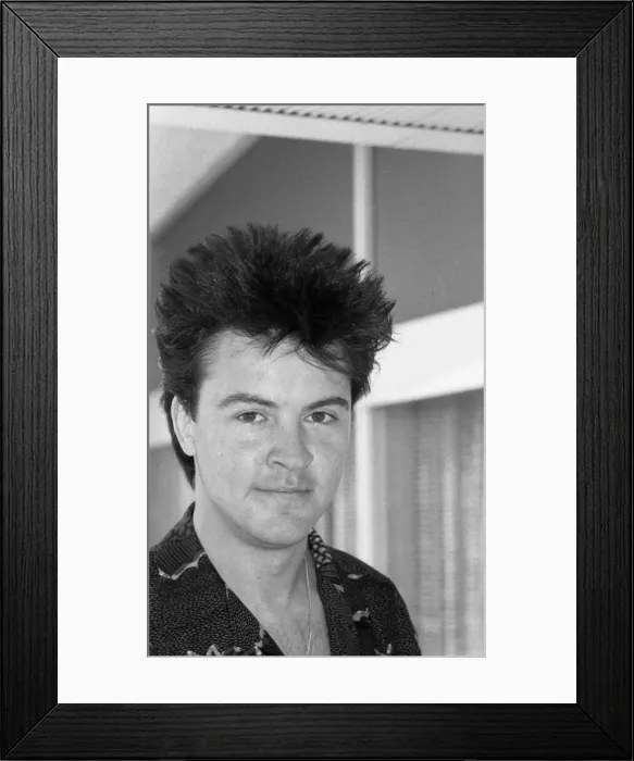 Framed Print : Paul Young during a visit to Birmingham 26th July 1983 Framed Print : Paul Young during a visit to Birmingham 26th July 1983
