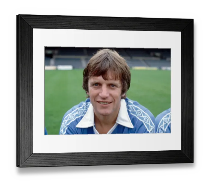 Framed Print : Mike Channon of Manchester City FC. July 1979 Local Caption watscan