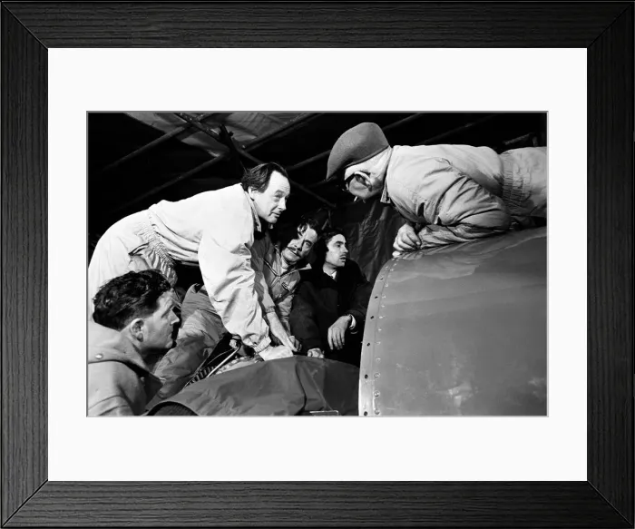 Framed Print : Donald Campbell takes Bluebird on Coniston Water for the first time Framed Print : Donald Campbell takes Bluebird on Coniston Water for the first time