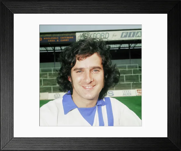 Framed Print : Portsmouth player Norman Piper poses on the pitch at Fratton Park. August 1975 Framed Print : Portsmouth player Norman Piper poses on the pitch at Fratton Park. August 1975