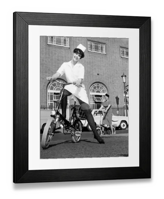 Framed Print : London Nursing Exhibition, Seymour Hall, London. 18th October 1965 *** Local