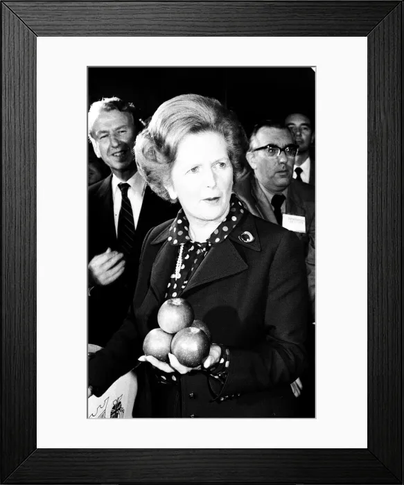 Framed Print : Conservative Party Conference in Brighton. Margaret Thatcher