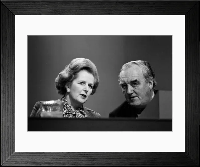 Framed Print : Conservative Party Conference in Brighton. Margaret Thatcher Framed Print : Conservative Party Conference in Brighton. Margaret Thatcher