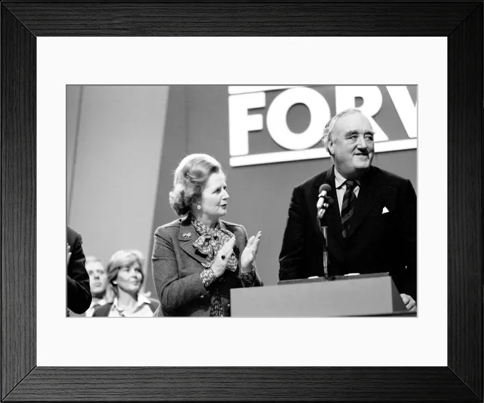 Framed Print : Conservative Party Conference in Brighton. Margaret Thatcher Framed Print : Conservative Party Conference in Brighton. Margaret Thatcher