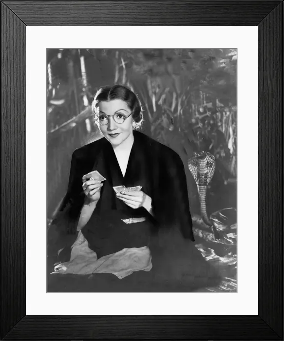 Framed Print : Claudette Colbert actress