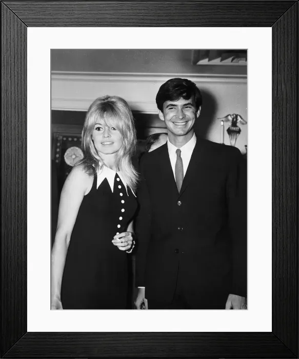 Framed Print : Brigitte Bardot Actress With Actor Anthony Perkins Framed Print : Brigitte Bardot Actress With Actor Anthony Perkins