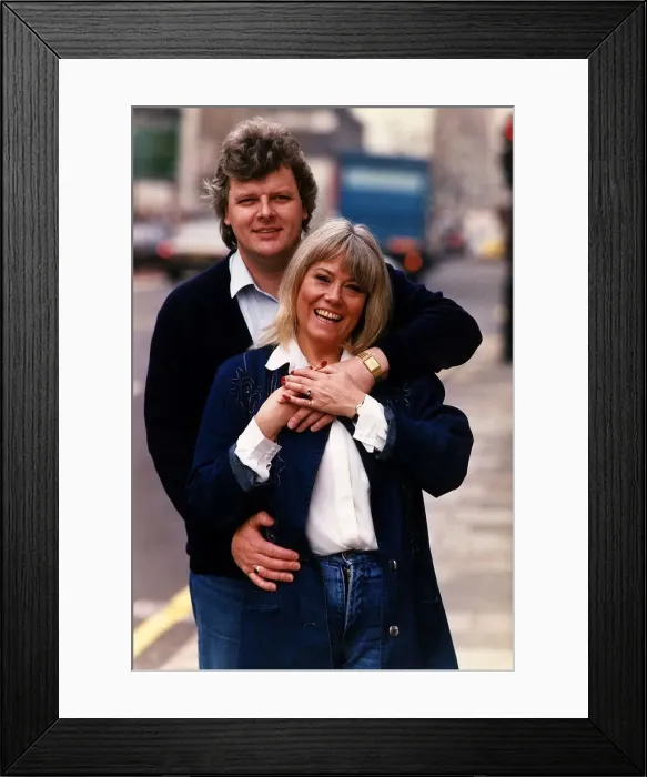 Framed Print : Wendy Richard Actress With Husband Framed Print : Wendy Richard Actress With Husband
