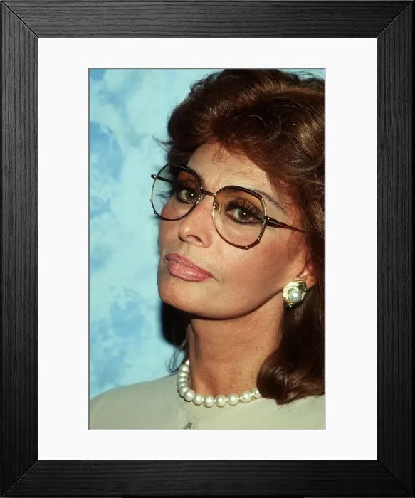 Framed Print : Sophia Loren Actress 1995 Framed Print : Sophia Loren Actress 1995