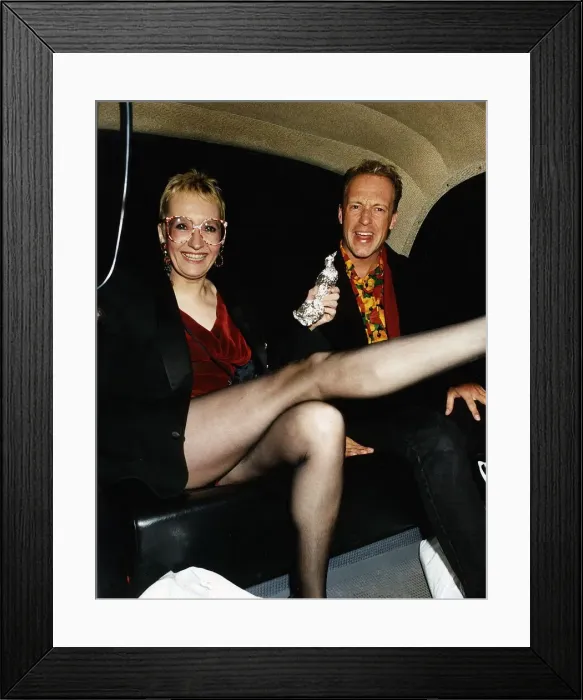 Framed Print : Sus Pollard Actress With Friend