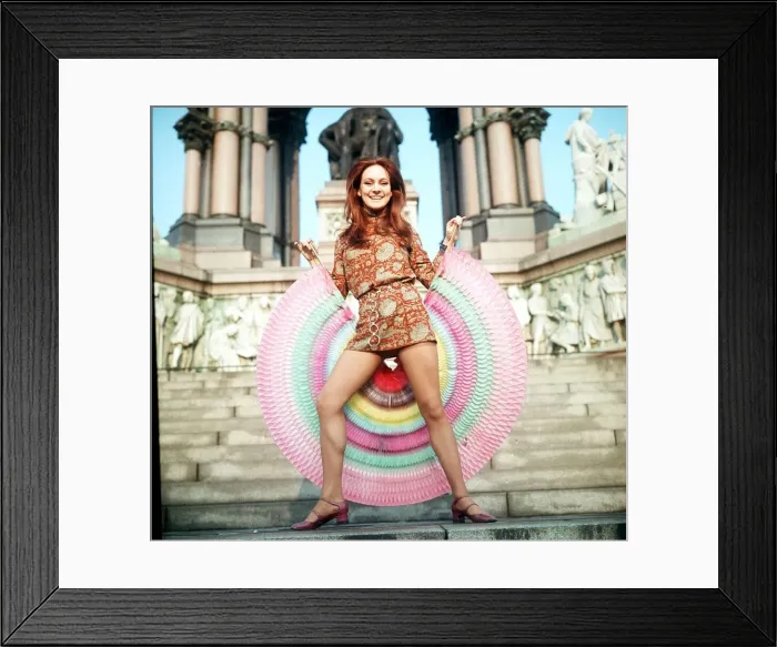 Framed Print : Francesca Annis actress Circa 1967