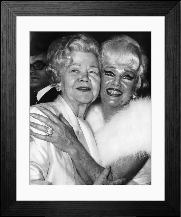 Framed Print : Ginger Rogers is congratulated by her mother, Lela Rogers, left Framed Print : Ginger Rogers is congratulated by her mother, Lela Rogers, left