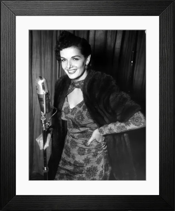 Framed Print : Jane Russell Actress - Oct 1949 Radio show at the Palladium A©Mirrorpix