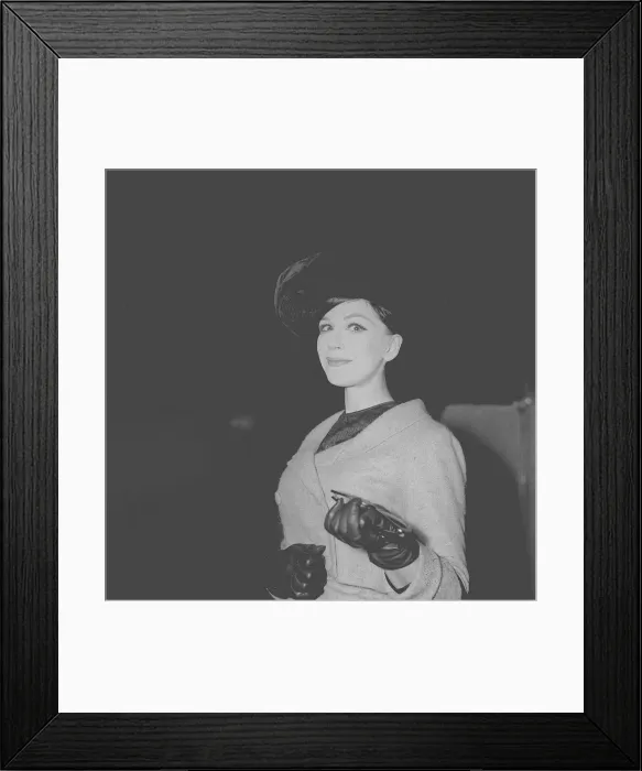 Framed Print : Fenella Fielding Actress British actress Fenella Fielding