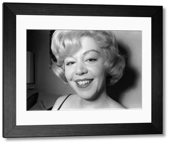 Framed Print : Singer and actress Kathy Kirby, January 1964 Framed Print : Singer and actress Kathy Kirby, January 1964