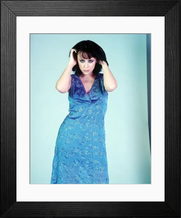 Framed Print : Actress Keeley Hawes 1999 in studio Framed Print : Actress Keeley Hawes 1999 in studio