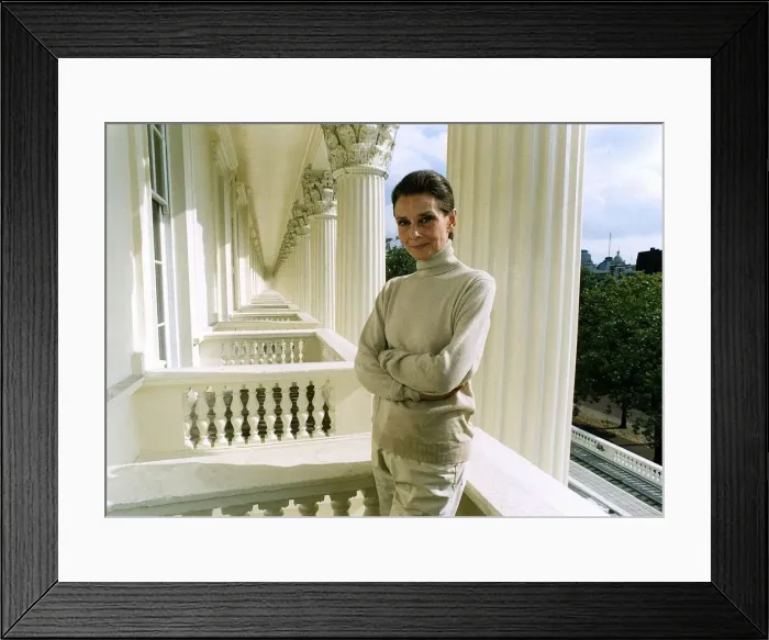 Framed Print : Audrey Hepburn Actress brochure Framed Print : Audrey Hepburn Actress brochure